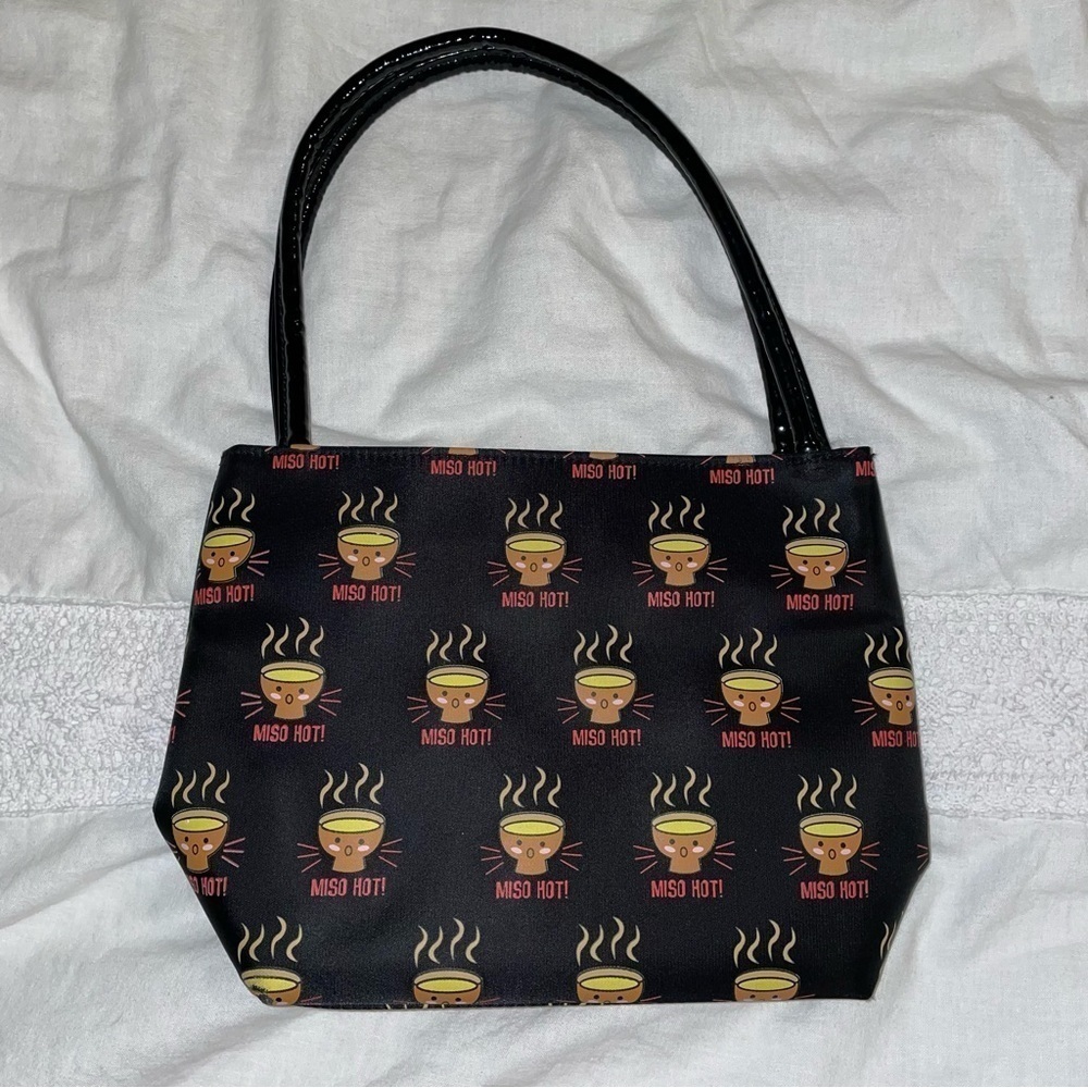 DAVID & GOLIATH handbag purse Miso Hot Bag Soup black stupid factory